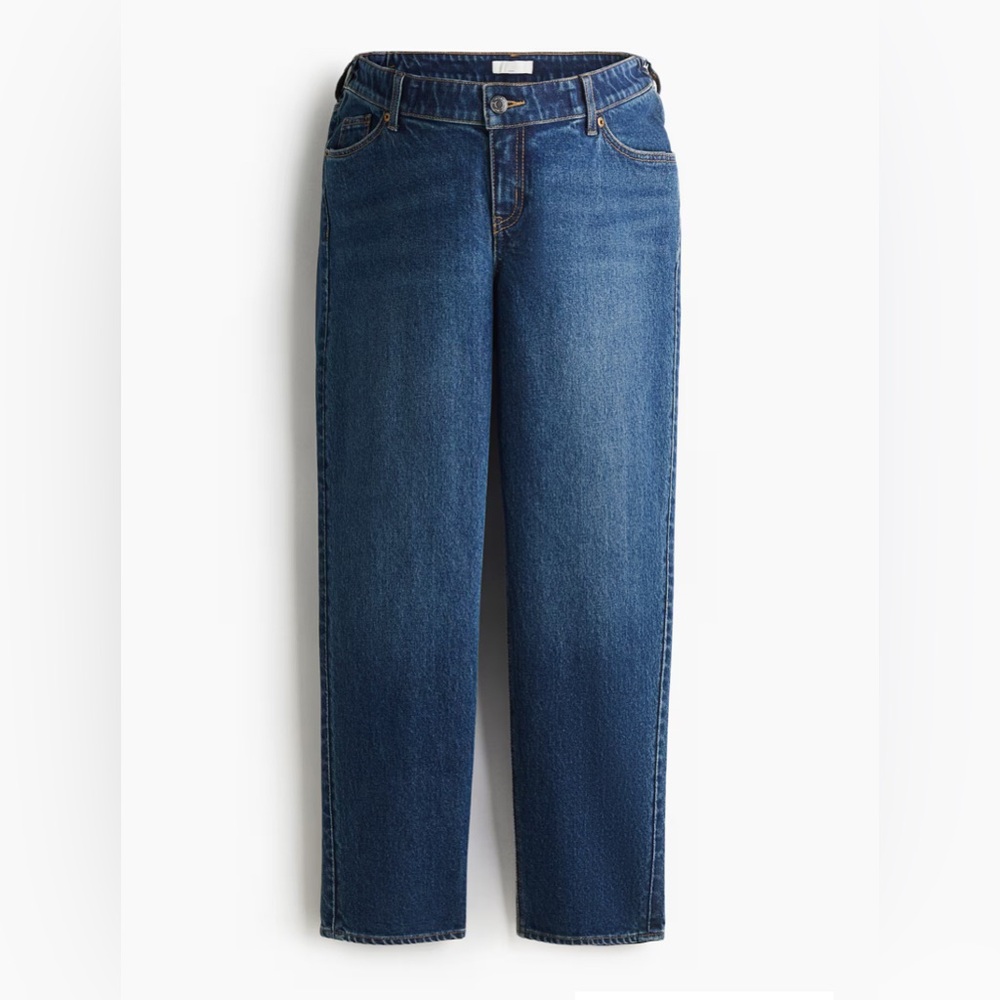 H&M Mama Before & After Straight Low Ankle Jeans